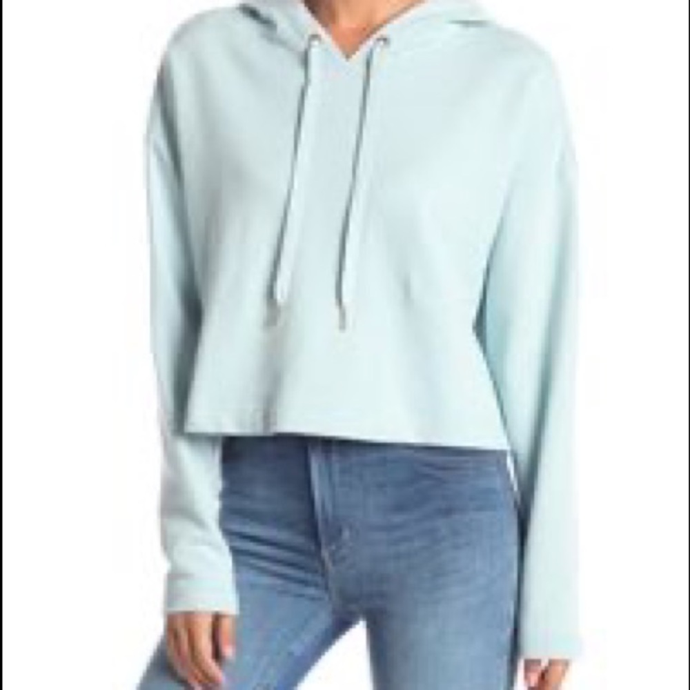 Ella Moss Women's Elise Crop Hooded Sweatshirt